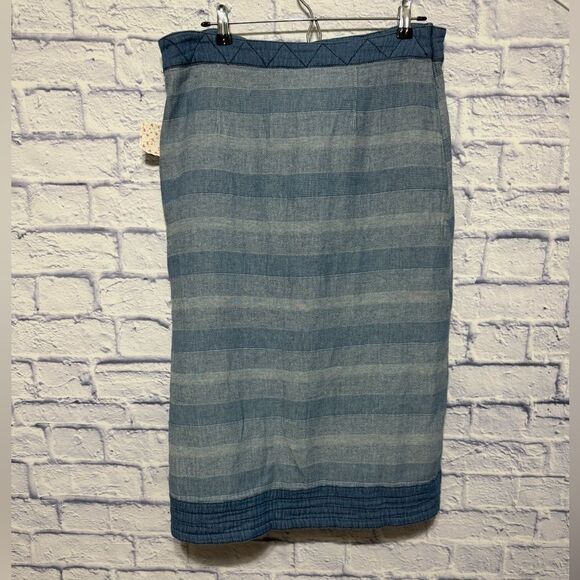 Free People OB466433 Farewell Party Wash Wrap Double the Fun Denim Skirt - $168 - Picture 4 of 11